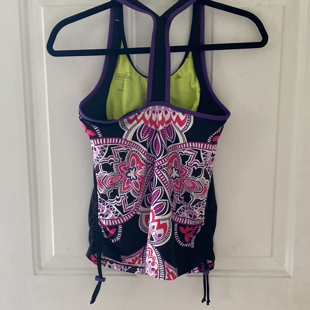 Athleta Tankini Swim Top Size Small - Picture 4 of 9
